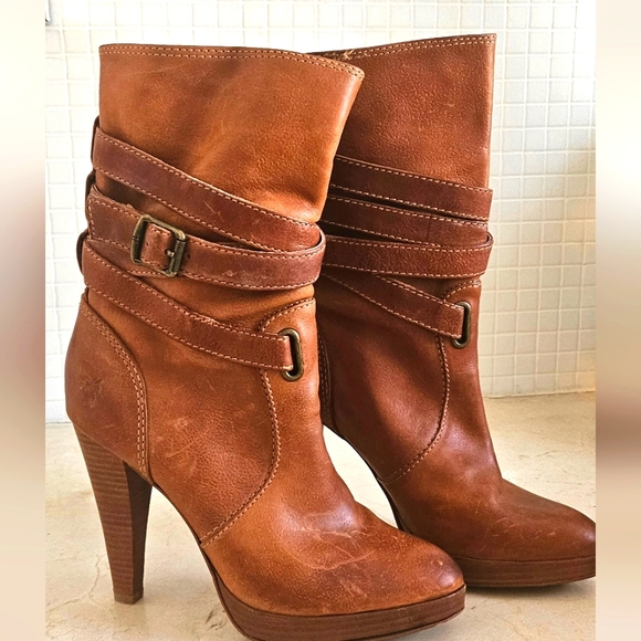 Frye Harlow Multi Strap Boots - Picture 1 of 4